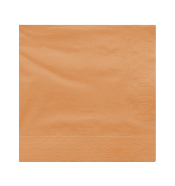 Papierservietten Lachsfarben 2L 30x30cm (100 Stück)