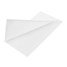 Burgerpapier fettdicht offen 2S Weiß 25x13/10cm (100 Stück)