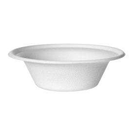 Schüssel Klassische Zuckerrohr Bagasse Weiß 355ml (1.000 Stück)