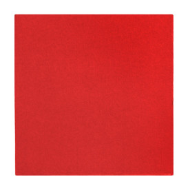 Papierservietten Rot 2L rau 33x33cm (50 Stück)