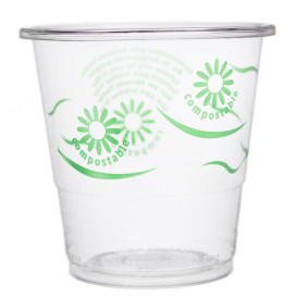 Becher aus PLA "Green Spirit" Transparent 250ml (1250 Stück)