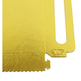 Papptablett Rechteckig Gold Griffen 12x19 cm (1.000 Stück)