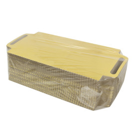 Papptablett Rechteckig Gold Griffen 30x12 cm (100 Stück)