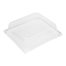 PET-Deckel für Verpackungen 480ml 14,3X12,3X3,3cm (12 Stück)