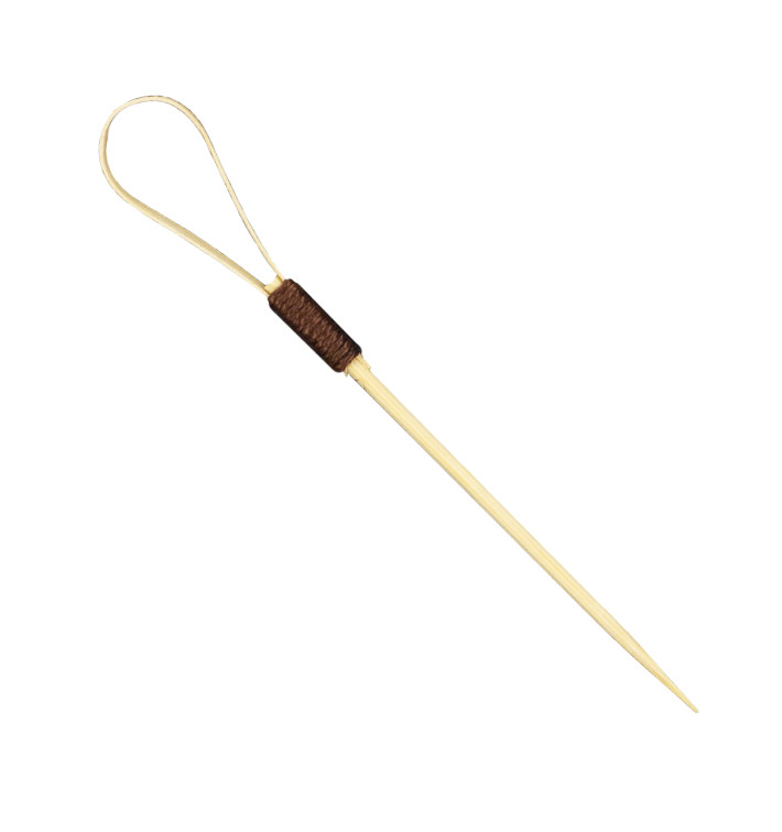 Holz-Spieße "Lasso" 10cm (250 Stück)