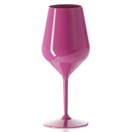 Weingläser Wiederverwendbar Durable Tritan Pink 470ml (1 Stück)