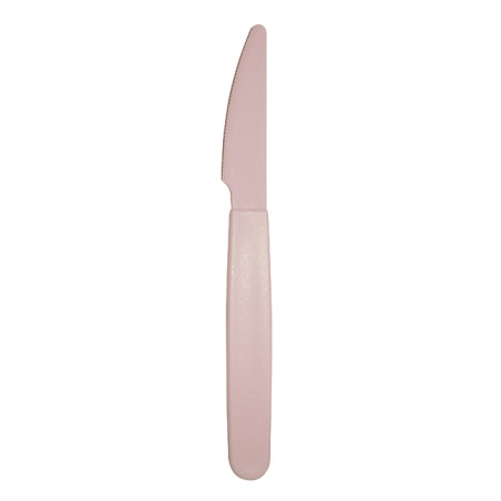 Mehrweg Durable Messer aus PP Mineral Pink 18,5cm (6 Stück)