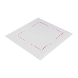 Piccoloservietten aus Papier Weiß 20x20cm (21.000 Stück)