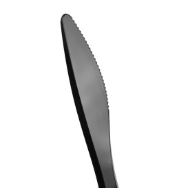 Plastikmesser "Luxury" schwarz 175mm (2.000 Stück)