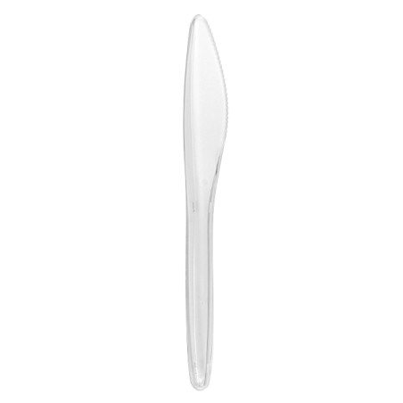 Plastikmesser "Luxury" Transparent 175mm (2.000 Stück)