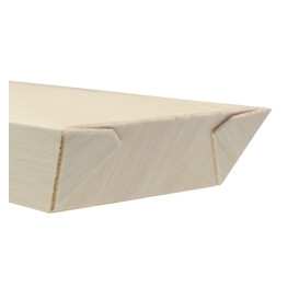 Tablett aus Holz "Mini" 15,5x8,5x2,8cm 250ml (100 Stück)