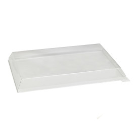 Plastikdeckel PET Transparent 38x27,4cm (50 Stück)