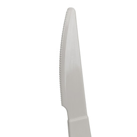 Mehrweg Durable Messer aus PP Mineral Grau 18,5cm (180 Stück)