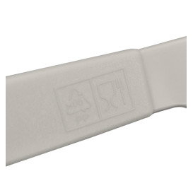 Mehrweg Durable Messer aus PP Mineral Grau 18,5cm (180 Stück)