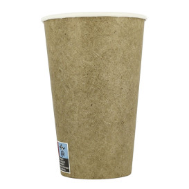 Karton Kaffeebecher to go Kraft 12Oz/360ml Ø8,0cm (1.100 Stück)