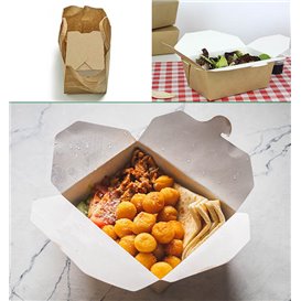 SnackBox Amerikanische Kraft 19,7x14x6,5cm 1800ml (200 Stück)