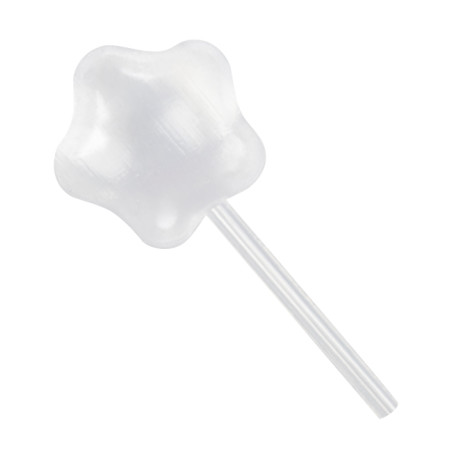 Kunststoff-Pipette Stern für Fingerfood 3ml 5,5cm (100 Stück)