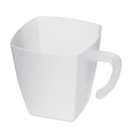 Mehrweg Fingerfood Becher “Kaffee” PP 4,8x4,8x4,8cm 60ml (20 Stück)