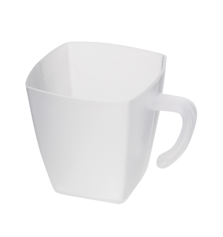 Mehrweg Fingerfood Becher “Kaffee” PP 4,8x4,8x4,8cm 60ml (20 Stück)