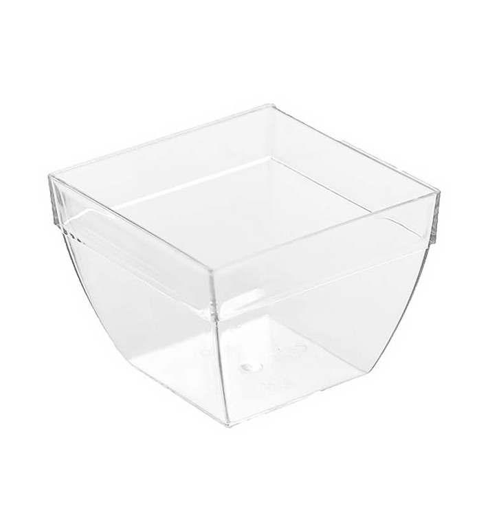 Fingerfood Schale quadrat PS 5,5x3,3x4cm 75ml (25 Stück)