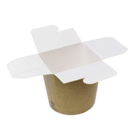 Döner Box aus Papier kraft 529ml (50 Stück)