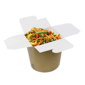 Döner Box aus Papier kraft 529ml (50 Stück)