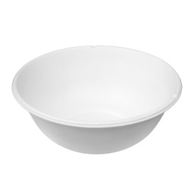 Schüssel Zuckerrohr Bagasse Weiß 1360ml (400 Stück)