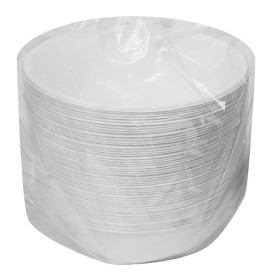 Schüssel Zuckerrohr Bagasse Weiß 1360ml (400 Stück)