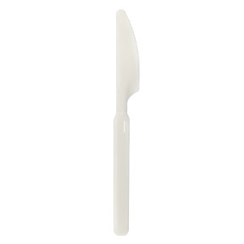 Wiederverwendbares Durable Messer aus PP Creme 18,9cm (50 Stück)