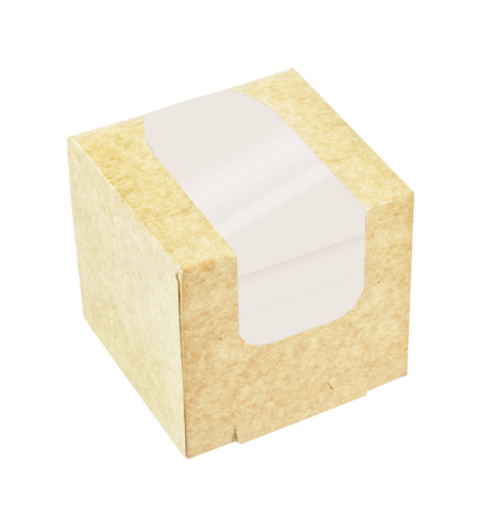 Lebensmittel-Eimer aus Kraftkarton PackiPack Vision Kraft 11x11x11cm (X Stück)