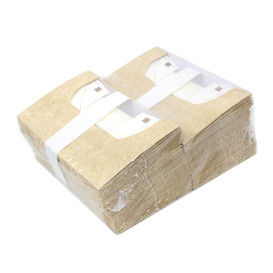 Rechteckige Verpackungen für Bäckereien PackiPack Vision Kraft 18x6x6cm (X Stück)