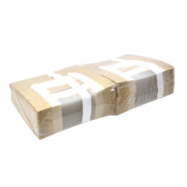 Rechteckige Verpackungen für Bäckereien PackiPack Vision Kraft 25x18x7cm (50 Stück)