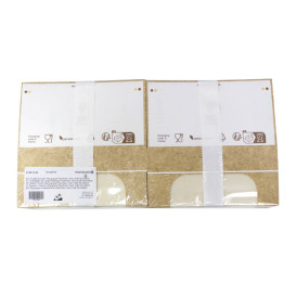 Rechteckige Verpackungen für Bäckereien PackiPack Vision Kraft 18x10x8cm (X Stück)