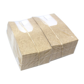 Lebensmittel-Eimer aus Kraftkarton PackiPack Vision Kraft 11x11x11cm (X Stück)