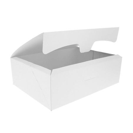 Gebäck Box weiß 20,4x15,8x6cm 1Kg (20 Stück)
