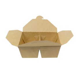 SnackBox Amerikanische Kraft-Kraft 2F 17x13,5x6,5cm 1.000ml (25 Stück)