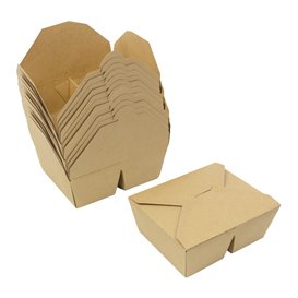 SnackBox Amerikanische Kraft-Kraft 2F 17x13,5x6,5cm 1.000ml (25 Stück)