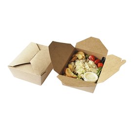 SnackBox Amerikanische Kraft-Kraft 21,5x15,5x6,5cm 1.900ml (200 Stück)