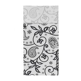 Bestecktaschen Airlaid "Paisley" 33x40cm (30 Stück)