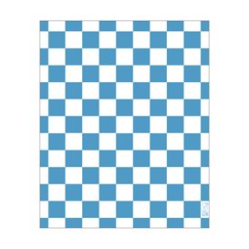 Fettdichtes Einwickelpapier “Vichy” Blau 20x24,5cm (1.000 Stück)