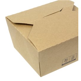 SnackBox Amerikanische Kraft-Kraft 12x10,5x6,5cm 750ml (25 Stück)