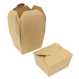 SnackBox Amerikanische Kraft-Kraft 12x10,5x6,5cm 750ml (25 Stück)