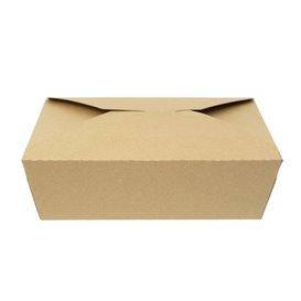 SnackBox Amerikanische Kraft-Kraft 21,5x15,5x6,5cm 1.900ml (200 Stück)