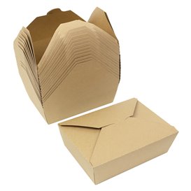 SnackBox Amerikanische Kraft-Kraft 21,5x15,5x6,5cm 1.900ml (200 Stück)