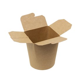 Döner Box aus Papier Kraft 450ml (250 Stück)