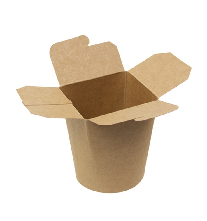 Döner Box aus Papier Kraft 450ml (250 Stück)