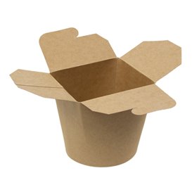 Döner Box aus Papier Kraft 950ml (250 Stück)