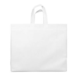 Große Vliesstofftasche PREMIUM Weiße 45+20x40cm (25 Stück)