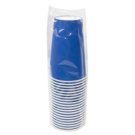 Pappbecher „Farben“ Blau 600ml Ø9,4cm (20 Stück)