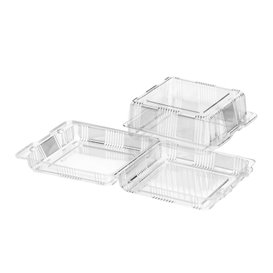 Klappbox PET für Gebäck 18x9,5x6cm (220 Stück)